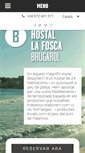 Mobile Screenshot of hostallafosca.com